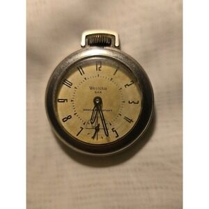 VINTAGE WESTCLOX DAX MECHANICAL HANDWIND U.S.A. MADE WATCH SHOCK RESISTANT WORKS